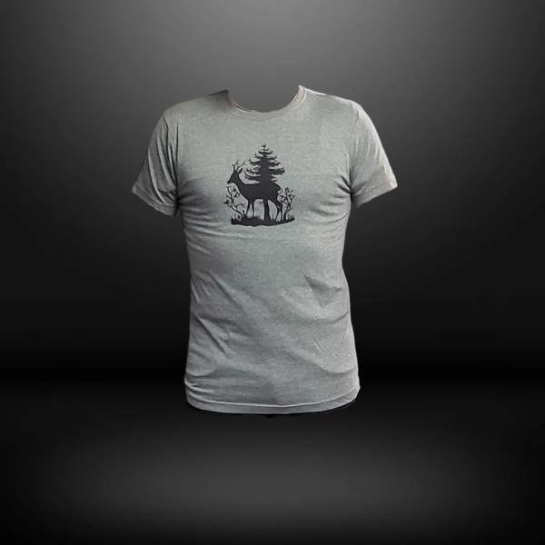 T-shirt tendance cerf pour homme