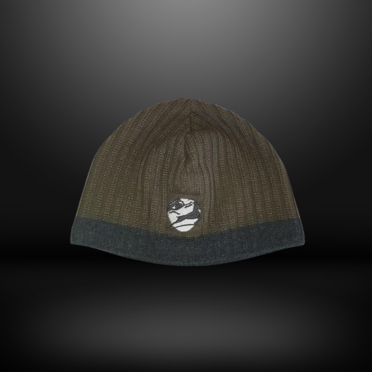 Bonnet olive/gris