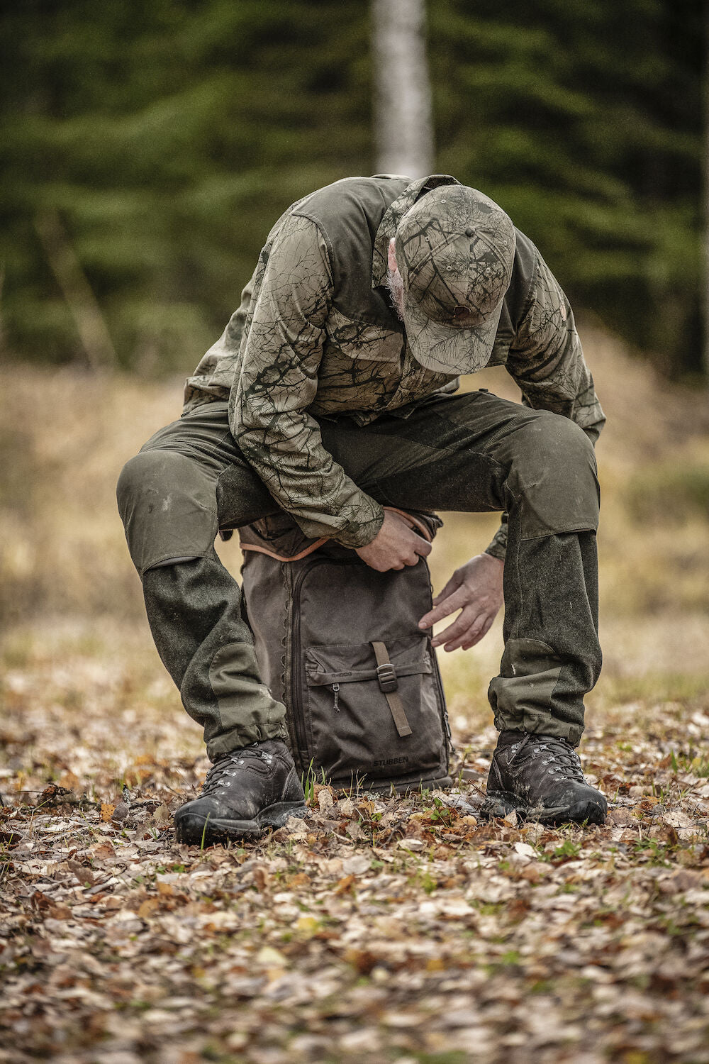 Sac à dos de chasse Fjällräven Singi Stubben avec siège intégré 27 L