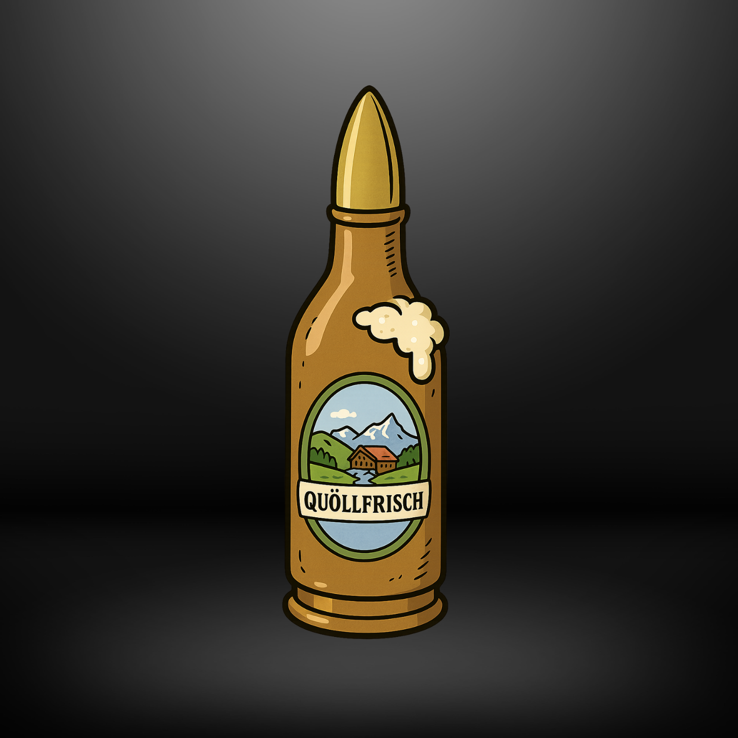 Cartouche d'orge Quöllfrisch blonde 0,33l