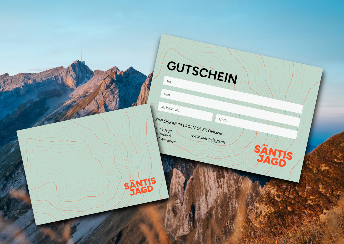 Gutschein Säntis Jagd