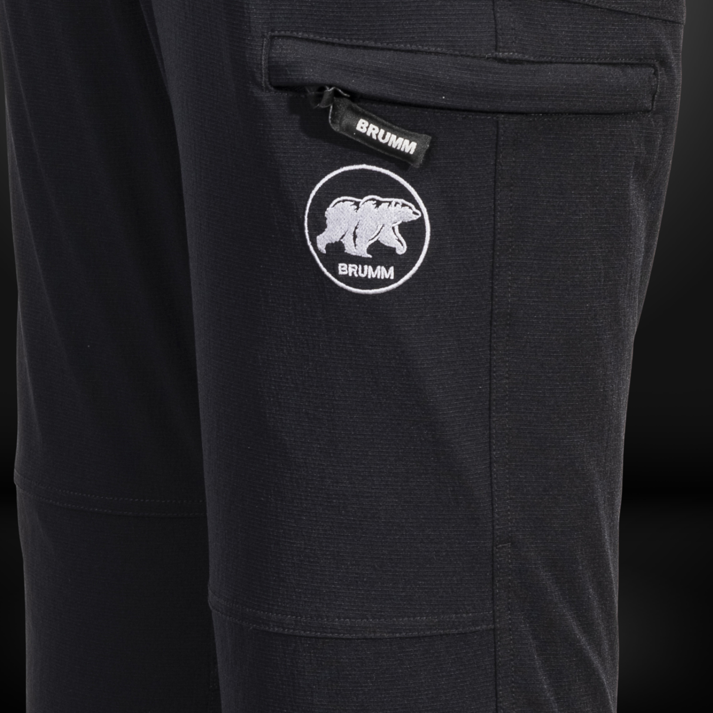 BRUMM Applique extérieure noire Hose