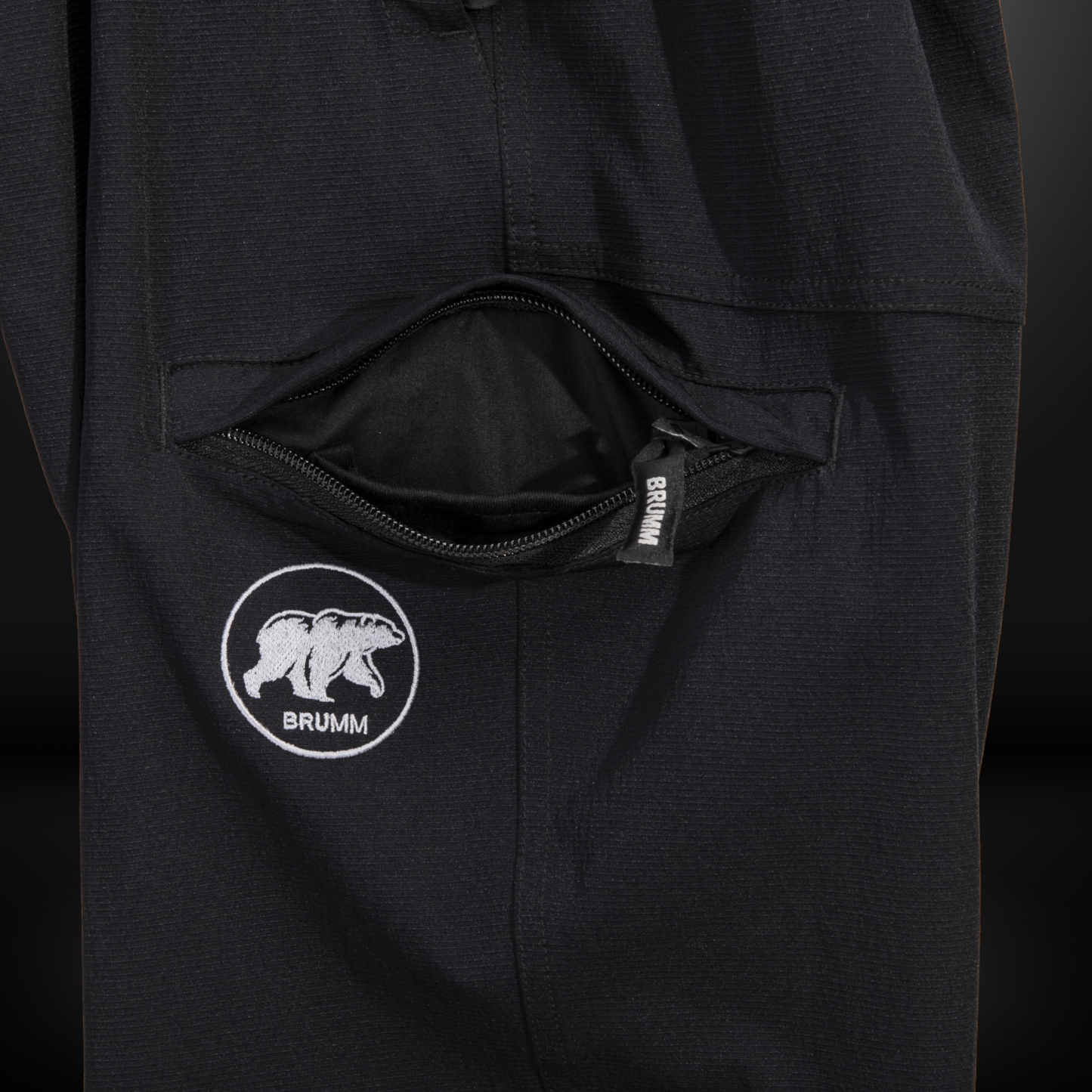 BRUMM Applique extérieure noire Hose