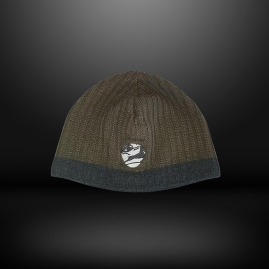 Bonnet olive/gris