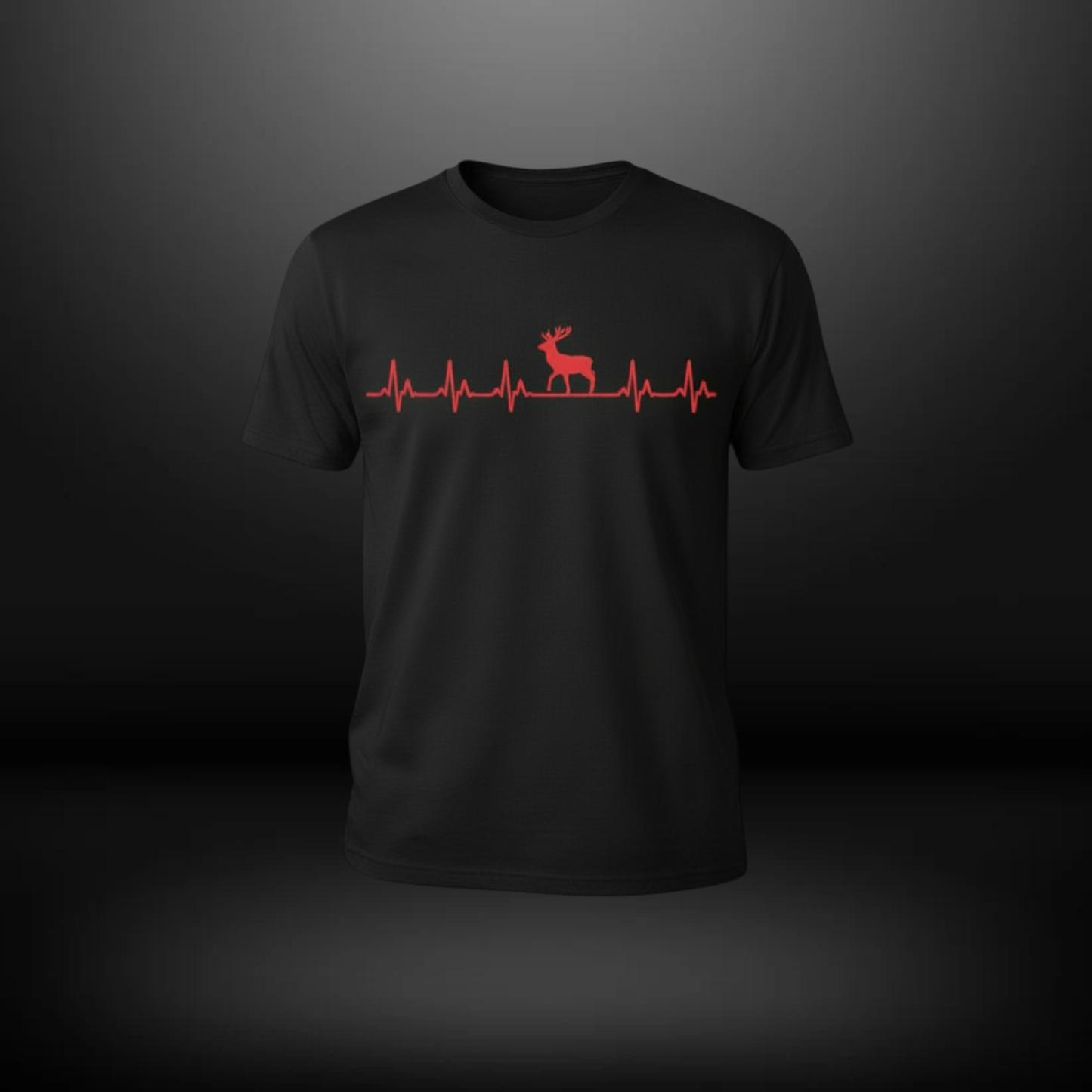 Trendsetter T-Shirt Herren Hirsch mit Herzschlag