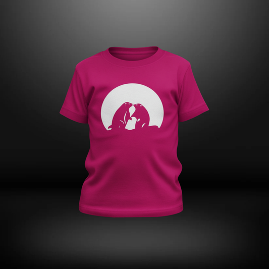 Trendsetter T-Shirt Kinder Münggli Pink/Weiss