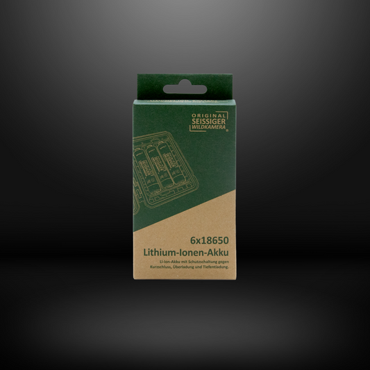 SEISSIGER Lithium-Ionen-Akku 18650 - 6 Stück (2500mAh)